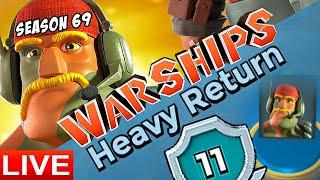 Boom Beach Warships Season 69: Heavy Return ▶ Season Premiere [2 & 3 ER game-play]