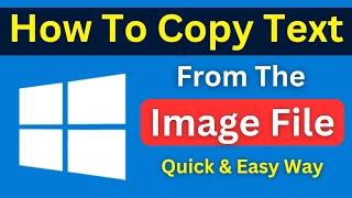 How To Copy Text From Screenshot And Image | Extract Text From Image Online (Quick Tutorial)