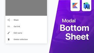 Modal Bottom Sheet with Navigation Component | Android Studio Tutorial