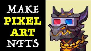  How To Create NFT Pixel Art Collections in 2024 (FREE & EASY) No Photoshop