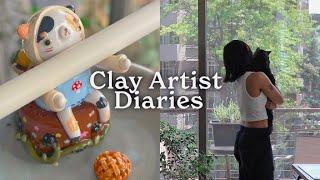 Life of a Clay Artist: How I Sculpt My Characters  Polymer Clay Process + Sketches