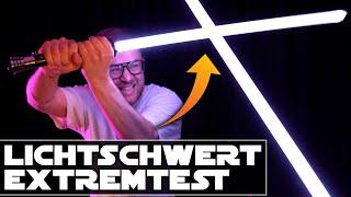 Lichtschwert Test - Was hält ein LIGHTSABER aus? | Star Wars