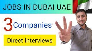 JOBS IN DUBAI UAE 3 COMPANIES | FOUGHTY1