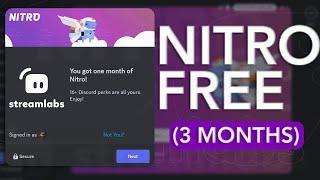 CLAIM UP TO 3 MONTHS OF FREE DISCORD NITRO !!