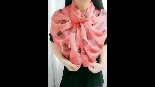 20 способов завязать платок или шарф
