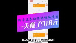 一天赚了918元，辉哥正在操作的赚钱项目#网赚2022 #网赚之家 #网赚博客 #网赚教程 #网赚论坛 #网赚项目 #makemoney #makemoneyonlinenow