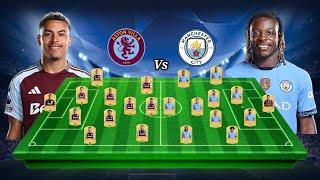 Manchester City Vs Aston Villa Head To Head Predicted Lineup - Premier League MatchDay 17