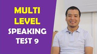 Yangicha formatda Multi level speaking testi. #multilevel