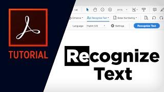 How to make scanned text searchable in Adobe Acrobat