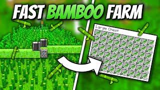 Bamboo Farm - 10,000+ Per Hour - Minecraft 1.21+ Tutorial