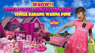 DISTA PUNYA RUMAH SERBA PINK!! FULL MAINAN PINK JUGA !! #viralvideos