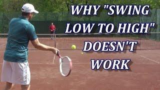 Two Tennis Tips That Work Better Than "Swing Low To High"