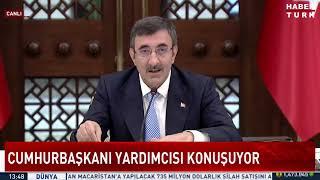 #CANLI - Cumhurbaşkanı Yardımcısı Cevdet Yılmaz konuşuyor