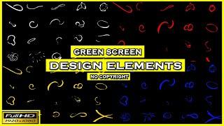 Top 20 Liquid green screen Elements, Line elements,Liquid overlays free download 2021 full hd