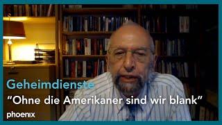 Geheimdienstexperte Schmidt-Eenboom über hybride Kriegsführung Russlands | 12.07.24