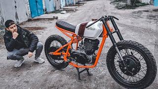 ПЕРВЫЙ ЗАПУСК МОТОЦИКЛА ИЖ CAFE RACER