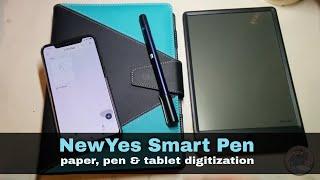 NewYes Smart Pen - pen, paper, and tablet all-in-one