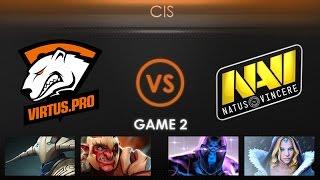 Virtus.pro vs Natus Vincere Game 2 - Kiev Major CIS Qualifier: Playoffs - @LDdota @BTSGoDz