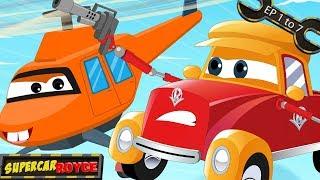 Super Car Royce | Compilation | Super car cartoons | All Episodes