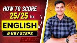 CLAT 2025 - Complete Strategy for English Section 