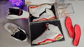 Made in Taiwan and Korea, The OG Air Jordan 6 white/infrared