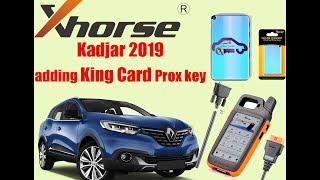 Xhorse KeyTool Max Pro programming King Card Prox Key to Renault Kadjar 2019