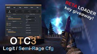 Otc3 Free Legit & Semi-rage Config , With a lot of skins , Legit anti-aim! BETA Loader key giveaway!