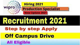 Wipro Off Campus Drive for 2021 | 2020 | 2019 Batch| off campus drive for 2021 batch