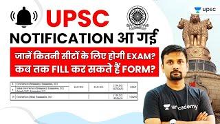 UPSC CSE/IAS Official Notification 2021 Out | Fill IAS Online Application Form