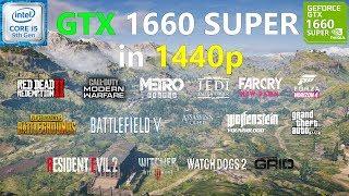 GTX 1660 SUPER Test in 15 Games 1440p