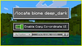 How to use locate biome command in Minecraft Bedrock Edition (Secret Feature)