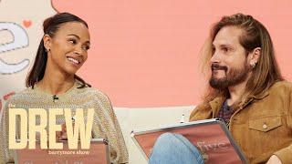 Zoë Saldaña & Husband Marco Perego Reveal "Dramatic" Engagement Story | Drew Barrymore Show