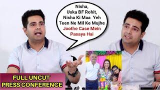 Karan Mehra EXPOSING Press Conference Against Wife Nisha Rawal | Her Affair, False Case & Son Kavish