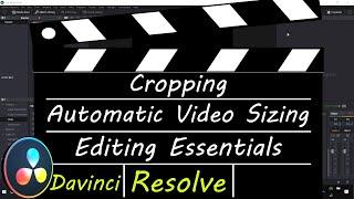 Davinci Resolve How to Crop and Use Automatic Scaling - Resizing Video