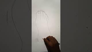 How to draw leg #shorts #viral #ytshorts #pencilskecth #pencildrawing