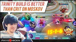 ONIC CW TRINITY MOSKOV IS BETTER THAN CRIT BUILD | Mobile Legends