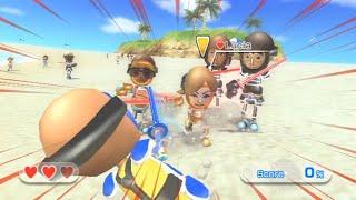 wii sports resort raging and funny moments - trying to beat reverse swordplay showdown