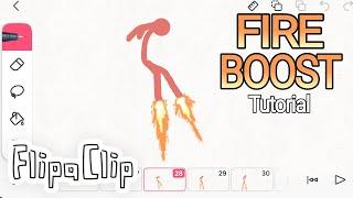 How to animate a Fire Boost Animation on FlipaClip