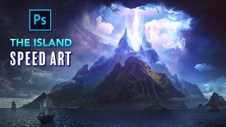 Creating an ISLAND in PHOTOSHOP! - Fantasy Photo Manipulation