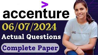 Accenture Complete Paper Solved |Accenture Cognitive+Technical Assessment questions #accenture_exam