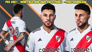 PES 2021 - NEW FACE AND HAIR ENZO PÉREZ + TATTOOS - 4K