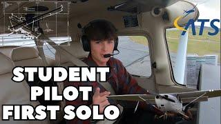 Flying Solo for the First Time! 12/23/2023 KLNS