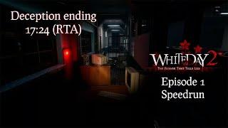 White Day 2 Any% Episode 1 speedrun in 17:24 (RTA)