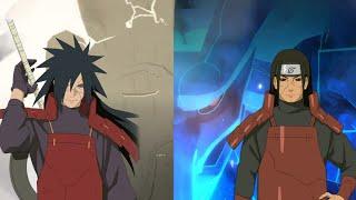 Shinsuusenju vs Perfect Susano'o - Madara Edo vs Hashirama Edo