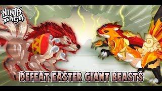 Ninja Saga Easter Giant Rokubi & Gobi(Locker Boss -_-)