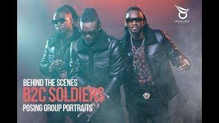 B2C SOLDIERS VISIT CELEBRITY PHOTOGRAPHER OSCAR NTEGE: Photography Behind The scenes