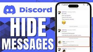 How to Hide Messages on Discord Easy Way