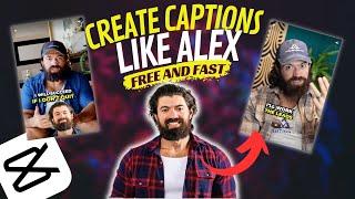 How to Edit Captions for Reels and Shorts like Alex Hormozi for FREE | Ultimate Guide