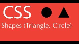 How to make a Triangle and circle in css - html div element