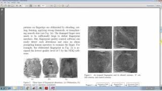 IEEE 2010 MATLAB DETECTING ALTERED FINGERPRINTS